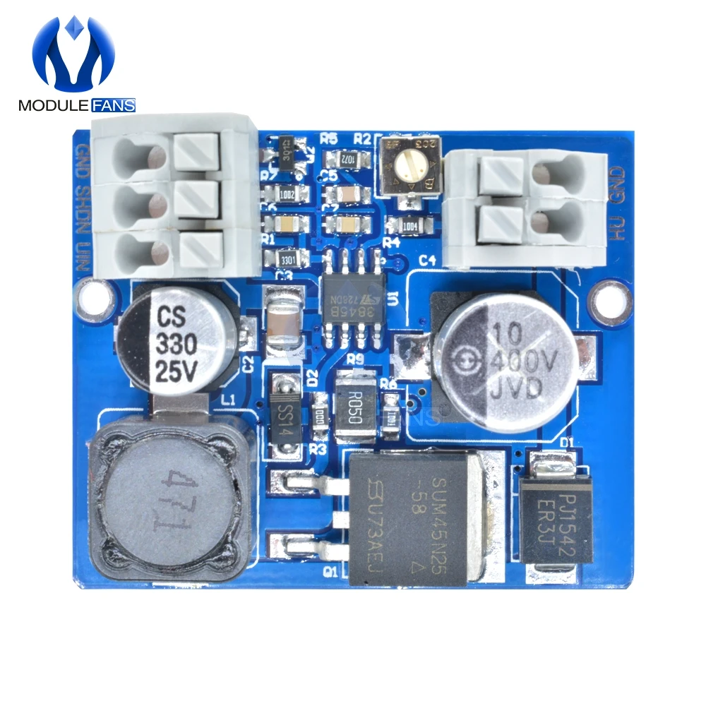 DC 12В 24В NCH6100HV высоковольтный источник питания постоянного тока для Nixie Tube Magic Eye Diy