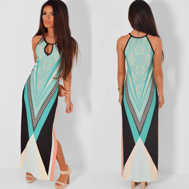 2016 Летнее Платье Повседневная Печать О Образным Вырезом Тонкий Женщин BracesDress