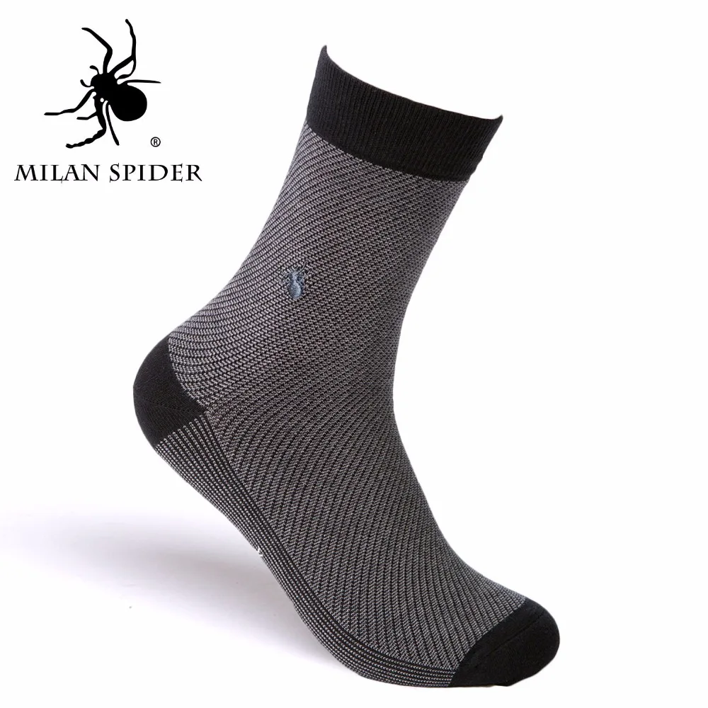 MS8107 мужские повседневные хлопковые носки дышащие чесаные с вышивкой логотип в