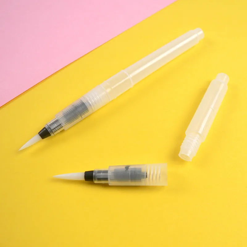 S/M/L портативная краска Акварельная ручка 2 шт инструменты для каллиграфии краски могут быть заполнены чернилами ручка Акварельная мягкая ручка художественная кисть