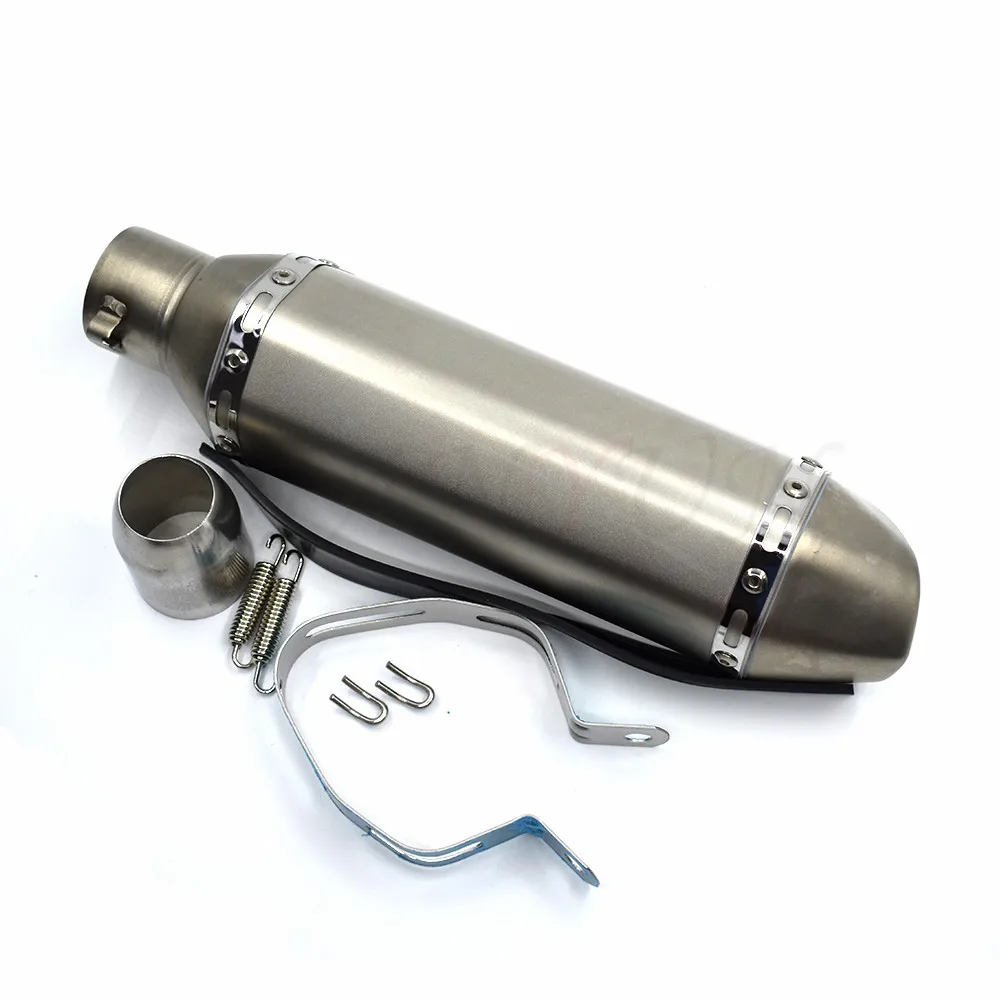 

for Motorcycle parts Exhaust Universal 51mm Stainless Steel Motorbike Exhaust Pipe For Suzuki SV650/S DL650/V-STROM 600/750