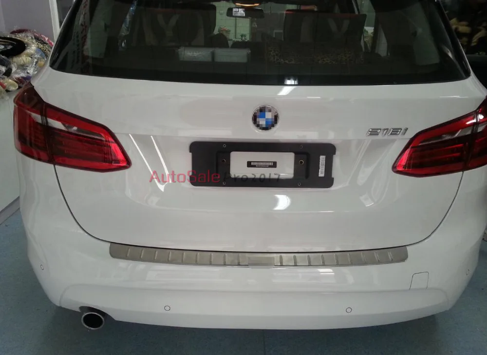 Защитная пластина для заднего бампера BMW 2 Series F46 F45 5 7 seat Gran Active Tourer 2015 2016