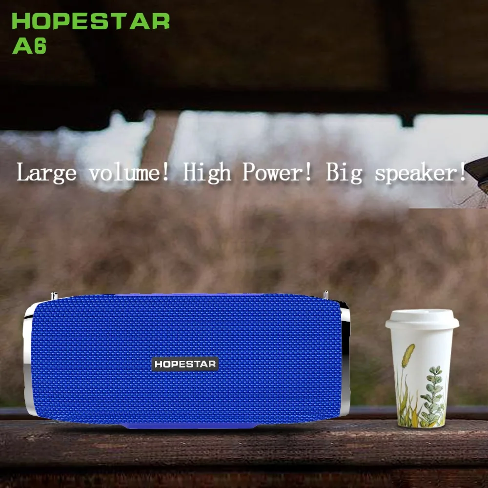 HOPESTAR A6 Bluetooth динамик Портативный беспроводной громкий динамик звуковая система 3D стерео Открытый водонепроницаемый большой мощности 35 Вт Музыка Xtreme