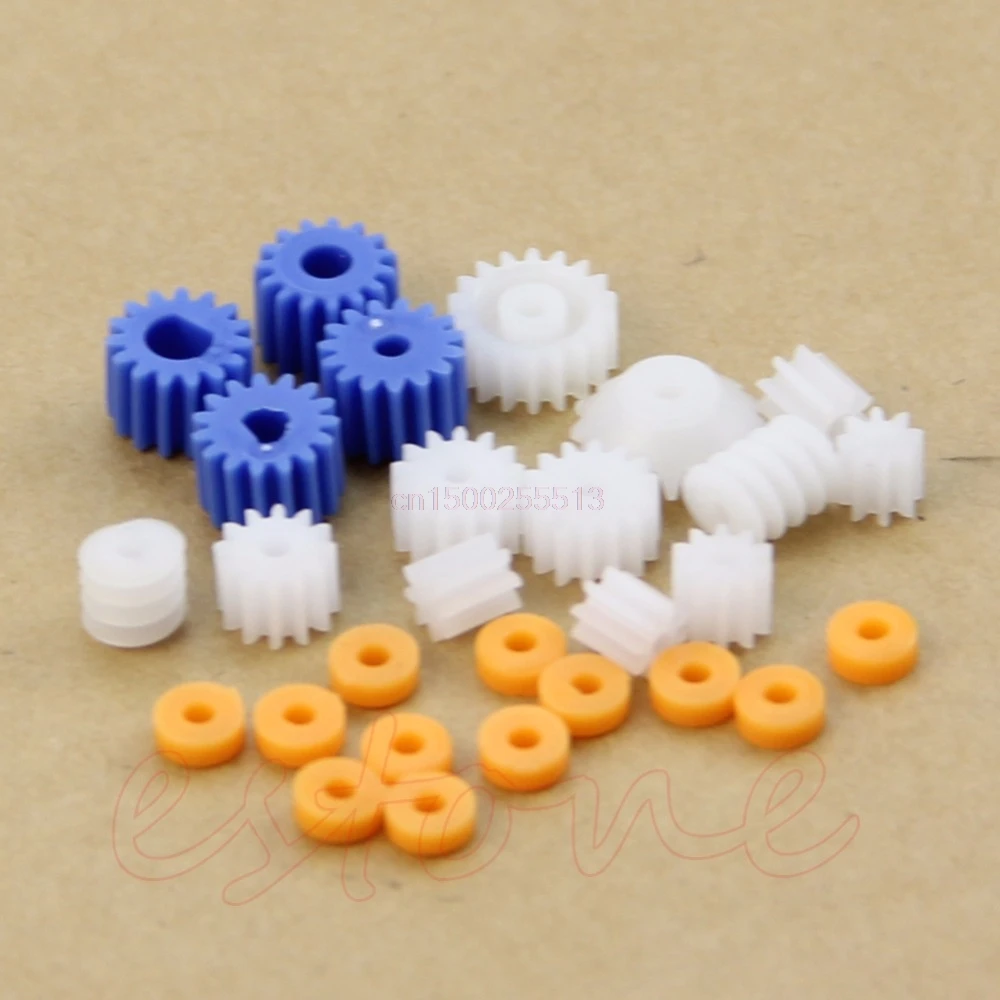 16 видов пластиковые шестерни вала шпинделя s Gear B 2 мм 3 17 4 червь|gear worm|3mm worm gearworm gear
