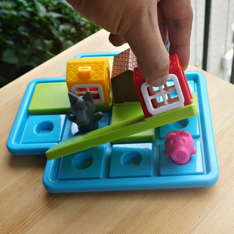 Детская игрушка для игры в прятки три маленьких поросенка и волка 48 проблем с