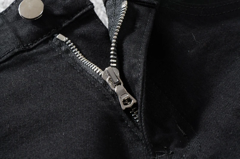 Американский уличный стиль модные мужские джинсы Slim Fit змея вышивка панк рваные джинсы для мужчин брендовая Дизайнерская обувь уличная хип хоп