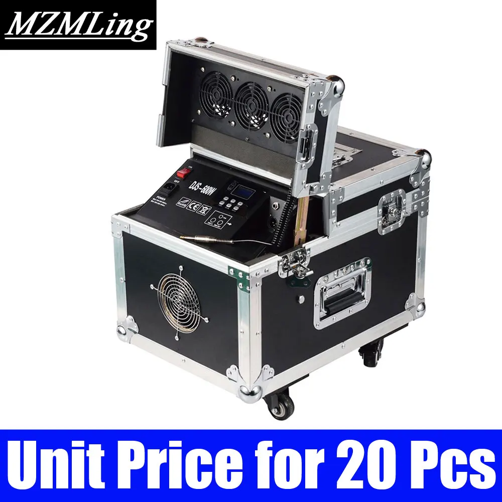 600 Вт 3л дымка машина DMX512/lcd/пульт дистанционного управления дымовая машина профессиональная DJ/бар/вечерние/шоу/сценическая машина - Цвет: Unit Price for 20Pcs