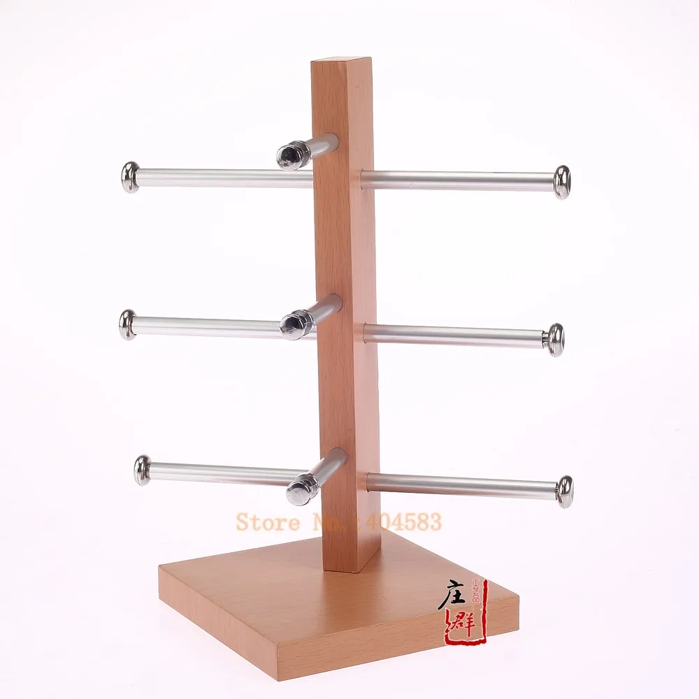 Бесплатная доставка 3 слоя деревянные очки дисплей стенд|glasses display|glasses display