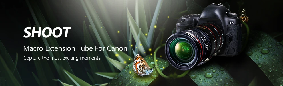Съемка красный металл ttl Автофокус Макро Удлинитель кольцо для Canon 600D 550D 200D 800D EOS EF EF-S 6D для Canon камера аксессуар
