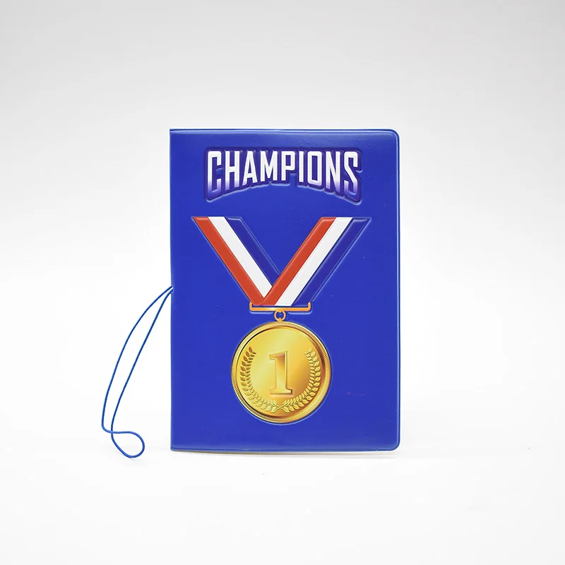 DEKEDAKU чемпионов Обложка на паспорт ПВХ победитель NO.1 золотая медаль Чехол