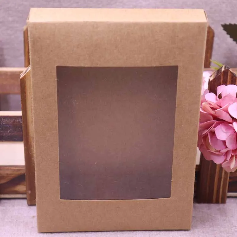 10 шт Новый DIY винтажная цветная подарочная коробка из крафт бумаги упаковка с