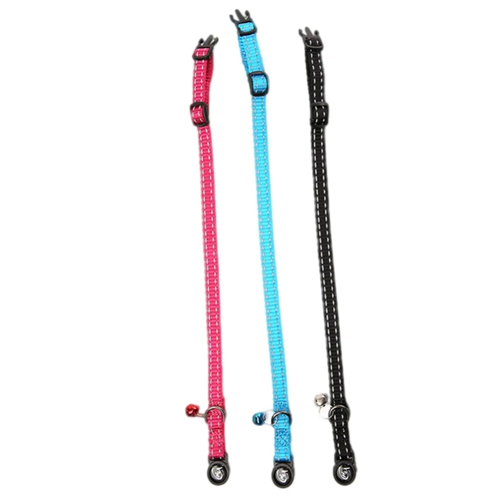 30 см нейлоновые Собачьи Ошейники со светоотражающими собака Кот ошейники для