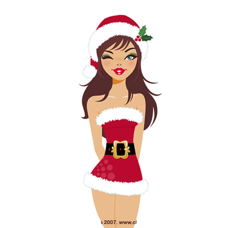 Women Nightgown Christmas Cosplay Costumes Female Red Corduroy Halloween Uniform Role Playing for Adult Santa Clause Dress + Hat |