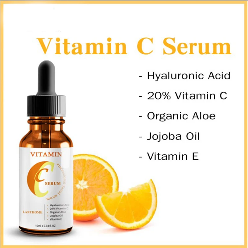 Lanthome Сыворотка для лица с витамином С гиалуроновой кислотой против морщин