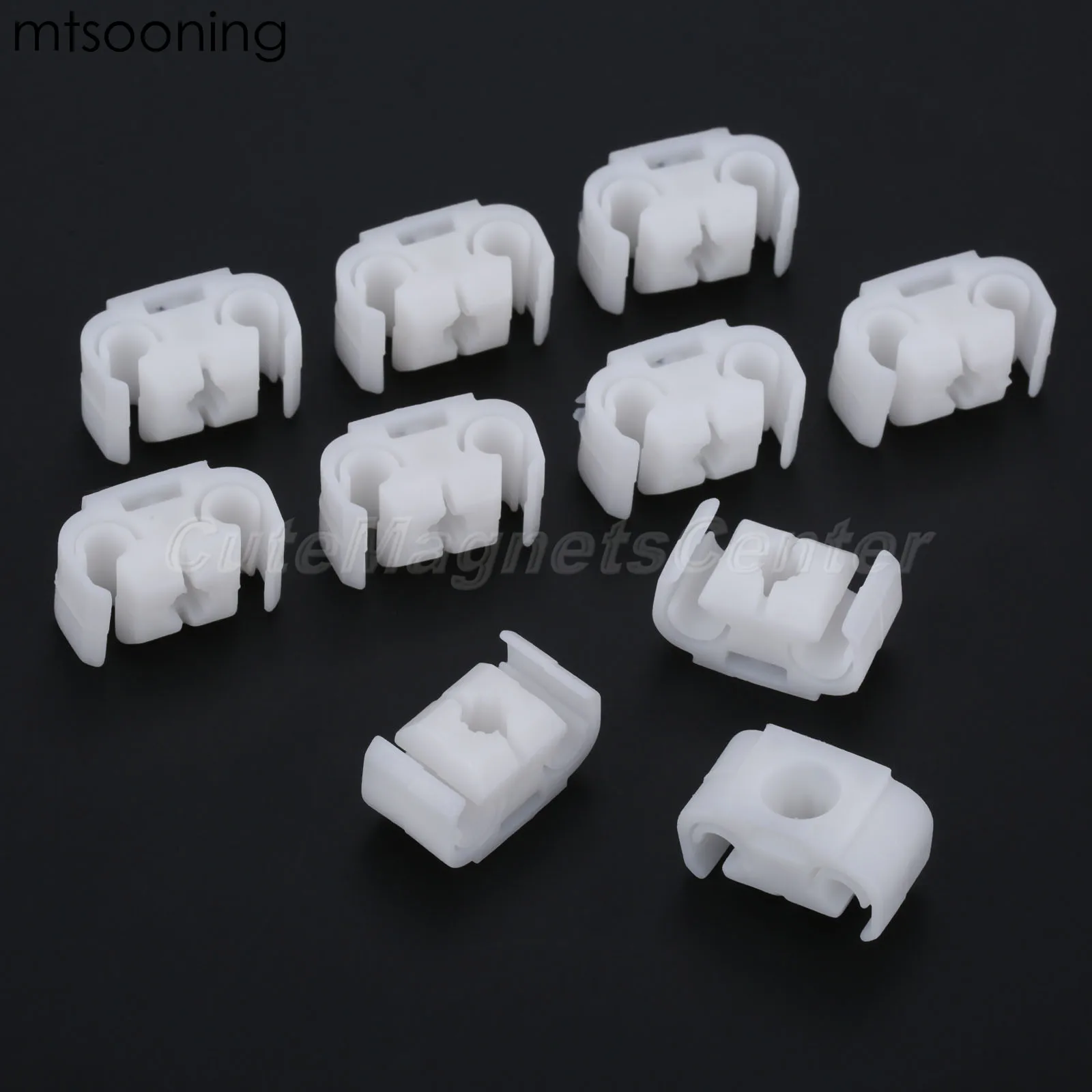 Держатель для тормозного кабеля mtsooning 20x крепеж корпуса трубы 811611797 VW Golf Jetta Passat Audi