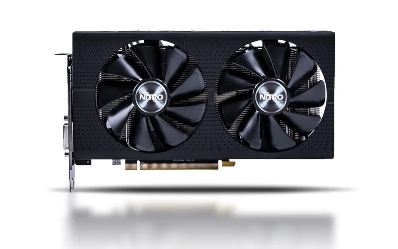Сапфировая графическая карта rx580 2048sp 8g OC radeon GDDR5 256bit 14nm amd 8000MHz 1306MHz DirectX 12 2048 единиц