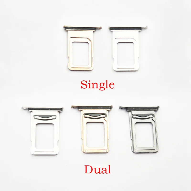 

10pcs/lot Sim Card Tray Holder Slot for iPhone XS MAX 6.5" with Rubber Sealing