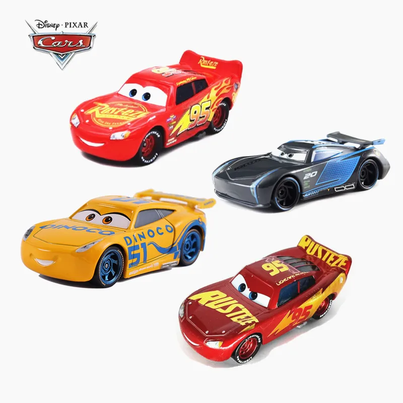 Новинка Disney Pixar седан 2/3 Молния Маккуин гонки Джексон шторм Рамирес 1:55 литой