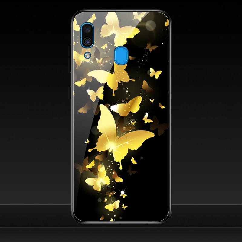 Geruide телефона с цветным рисунком для samsung Galaxy S10 плюс S10e M10 M20 A8S A10 A20 A30 A40 A50 A70 чехол закаленное Стекло крышка чехол