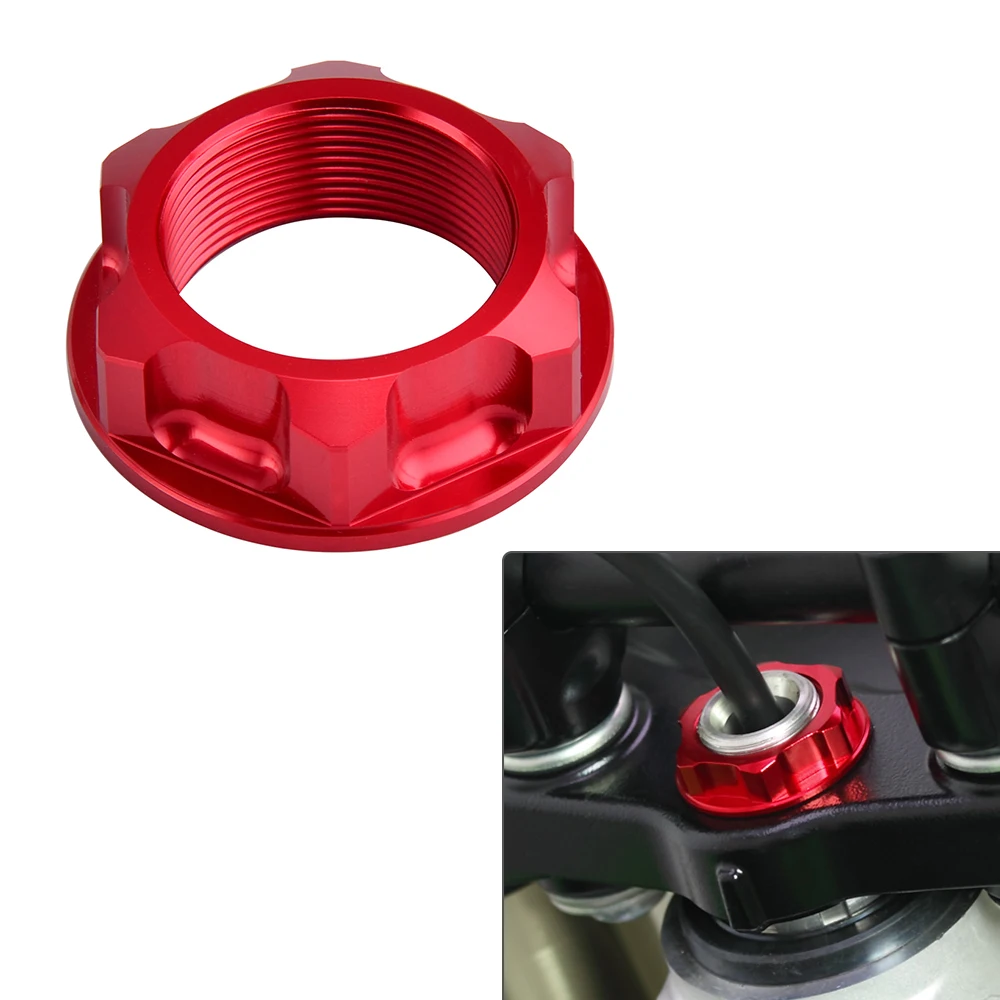 Гайка рулевого стержня NICECNC для Honda CRF250L CRF250M crfrally 250crf150r CRF1000L CRM50 80 85 250AR XR230 XR250 XR400