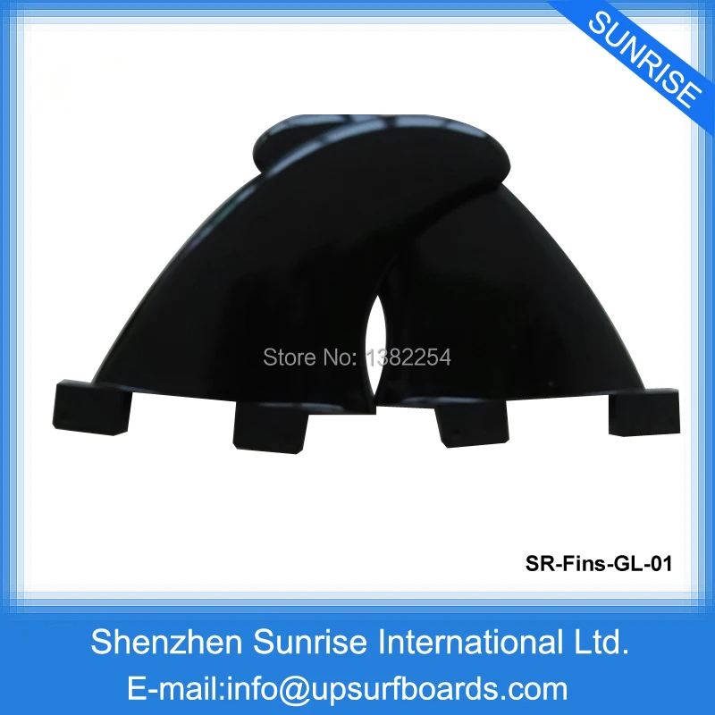 Плавники FCS GL черные пластиковые плавники для серфинга высококачественные