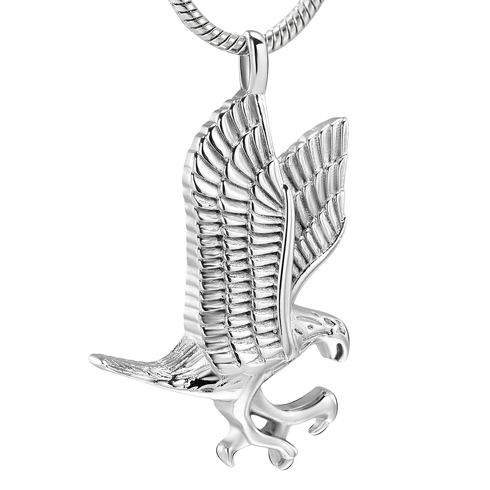 K10070 Eagle ожерельлье с урной памятью из нержавеющей стали Keepsake для кремации