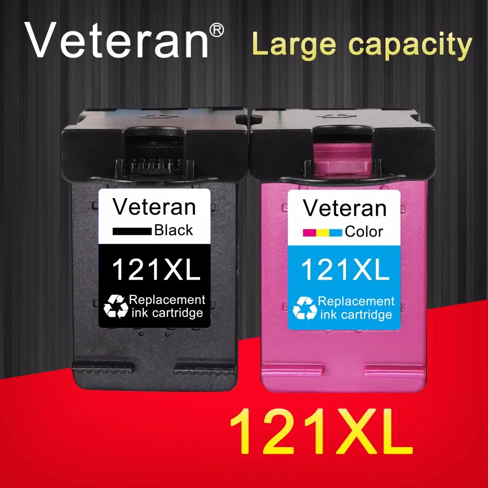 Сменный картридж Veteran 121XL для hp 121 XL Deskjet D2563 F4283 F2423 F2483 F2493 F4583 | Компьютеры и офис