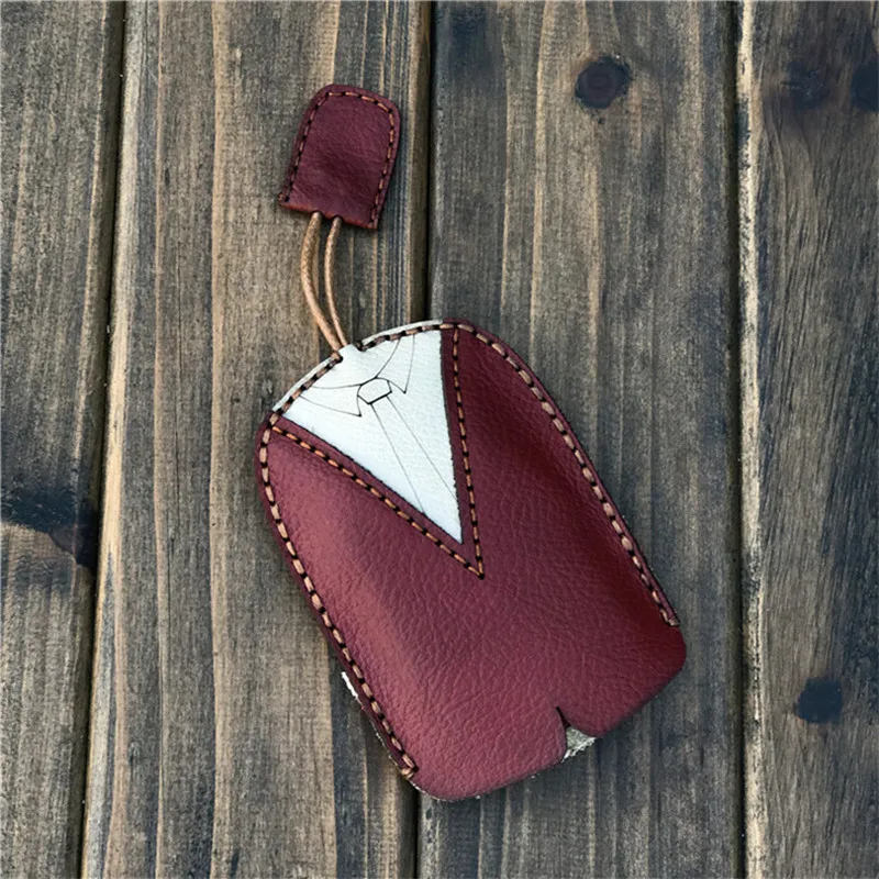XZXBBAG кошелек для ключей из натуральной кожи креативный чехол в форме одежды