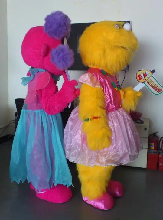 Sesame Street Zoe Abby Cadabby Mascot Costume Halloween Christmas Birthday Celebration Carnival Dress Full Body Props Outfit |