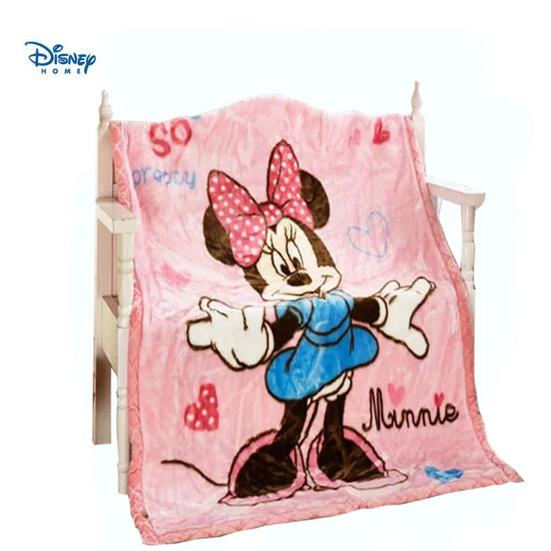 

cute minnie mouse disney blanket throw 110*140cm sofa bed traval Coral Fleece fabric bed covers girl children home decor linens
