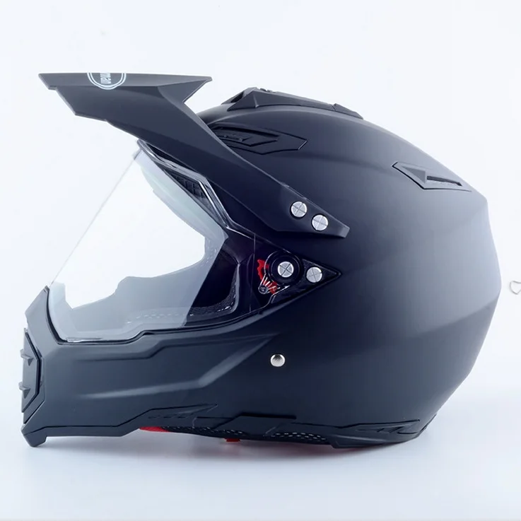 Белый шлем мотогонок полный уход за кожей лица Мотоцикл Дорога крест motorcross off road