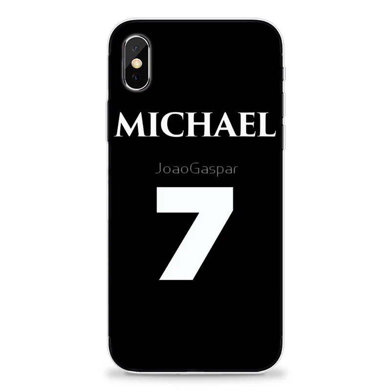 Фото Силиконовый чехол для iphone 7 plus с изображением Майкла Джексона №3