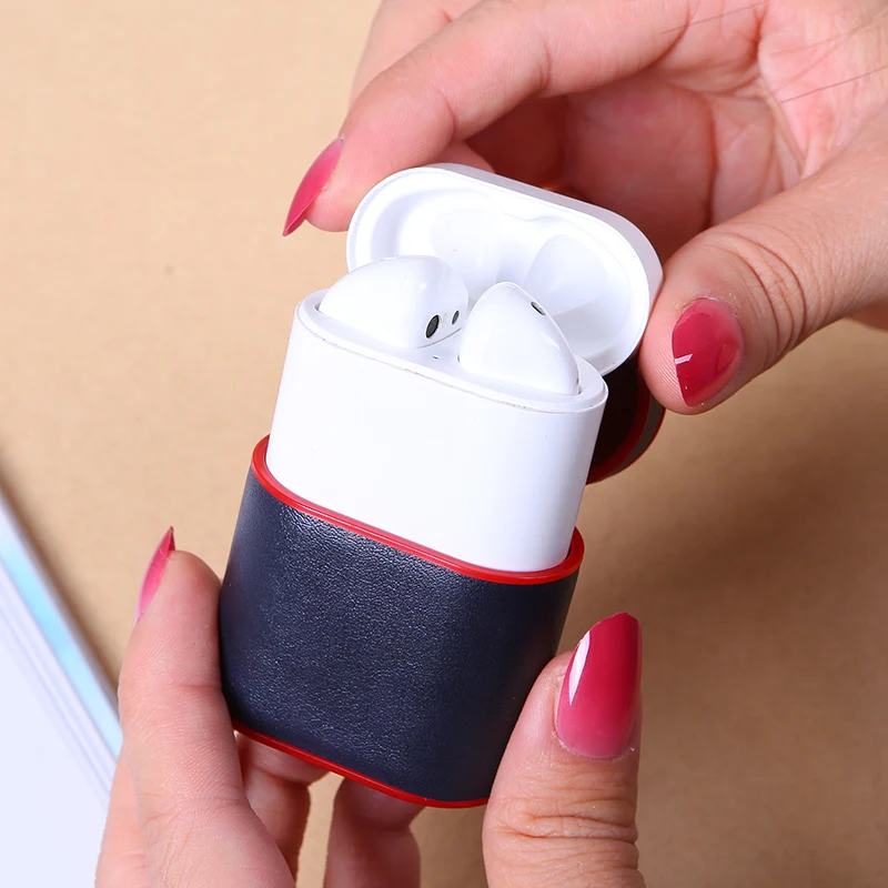Кожаные чехлы для наушников Honor FlyPods / Huawei FreeBuds 2 защитный чехол зарядки в деловом