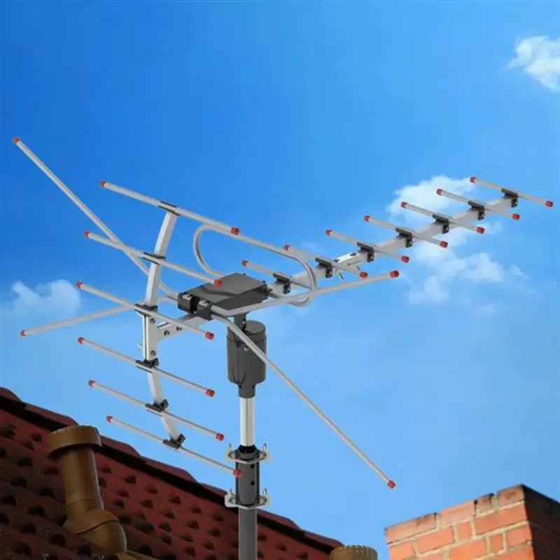 Leadzm TA 001 ТВ антенна вращение на 360 градусов UV VHF 45 230MHz / UHF 470 860MHz 15 22dB наружная
