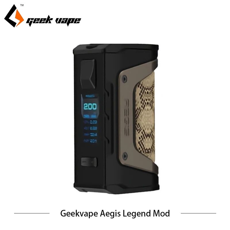 Оригинальный GeekVape Aegis Legend 200 Вт TC бокс мод новый как чипсет Питание от двух