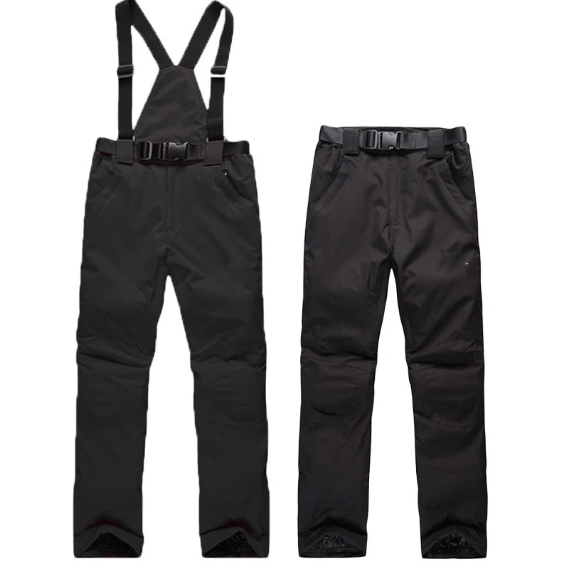 Бесплатная доставка женские лыжные штаны однотонные водонепроницаемые