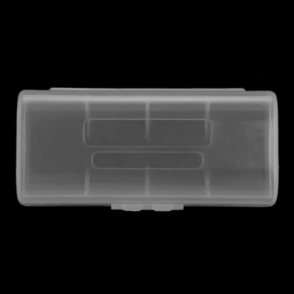 Прозрачный пластиковый футляр контейнер для хранения перезаряжаемых батарей 1X