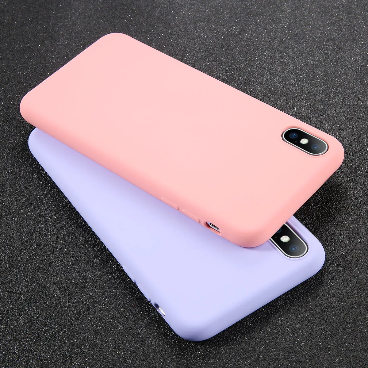 Чехол для телефона ярких цветов iPhone Xr мягкий силиконовый чехол 8 7 6 6s Plus из ТПУ Xs Max