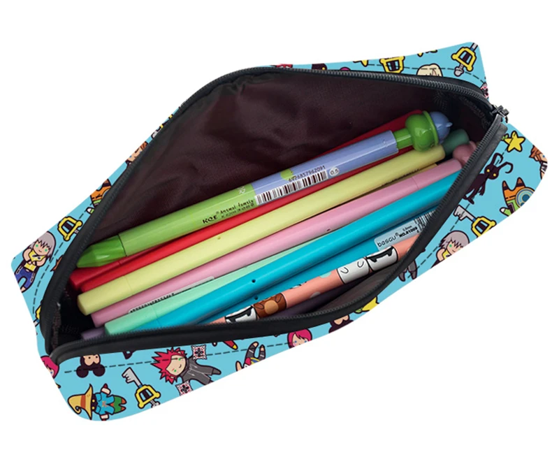 

Kingdom Hearts Fashion Cosmetic Bags Women Zipper Makeup bag Chidren Girls pencil Cases Storage Pouch Handbags Purse