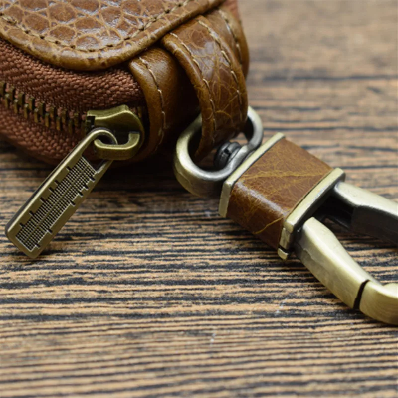 BYCOBECY натуральная кожа ключа автомобиля кошельки Для мужчин Key Holder ключница ключи