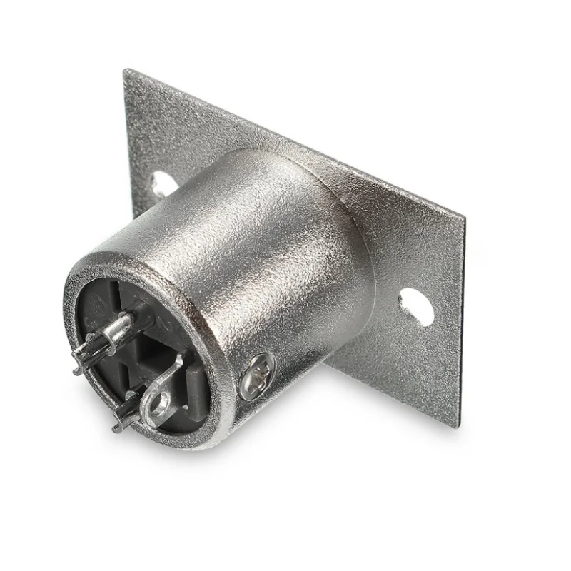 10 шт./лот 3Pin XLR штекер и гнездо Панельное крепление соединитель|Соединители| |