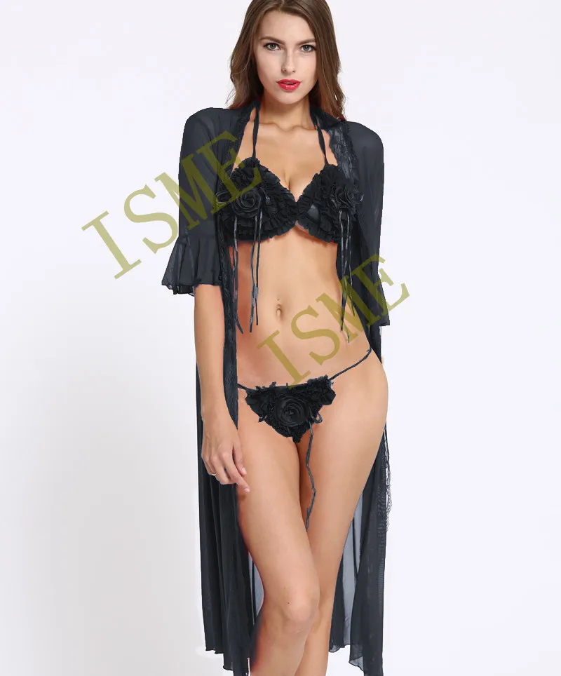 Сексуальное нижнее белье сексуальные костюмы розовый Холтер кисточка длинный