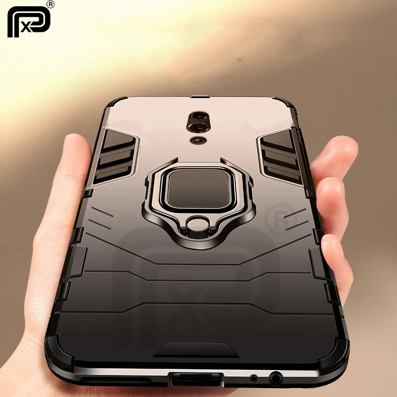 Чехол для OPPO Reno кольцевой держатель армированный бампер задняя крышка 10x zoom