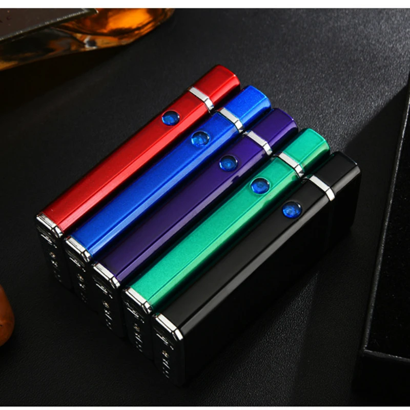 Новая перезаряжаемая зажигалка с двойной дугой плазменные USB зажигалки для сигар