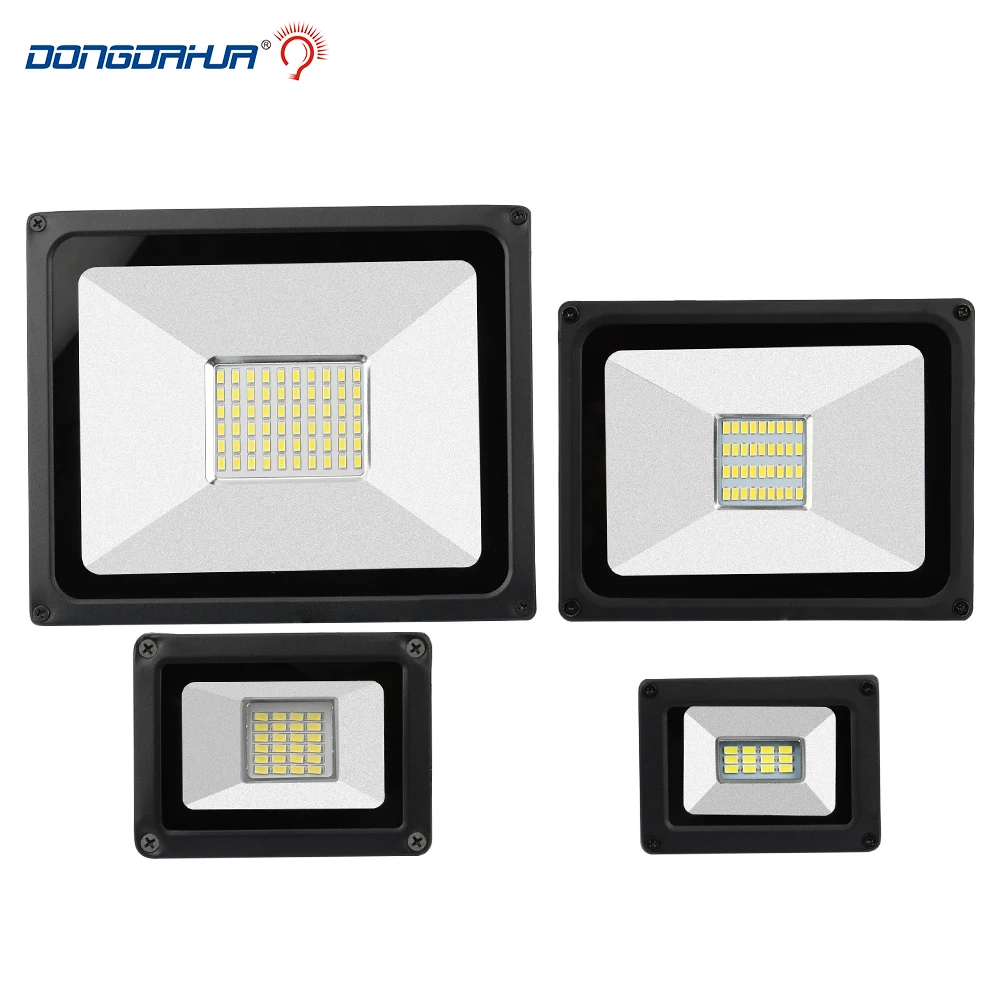 

LED Flood Light 10W 20W 30W 50W Floodlight IP65 Waterproof 220V LED Spotlight Refletor LED Outdoor Lighting Gargen Lamp newest