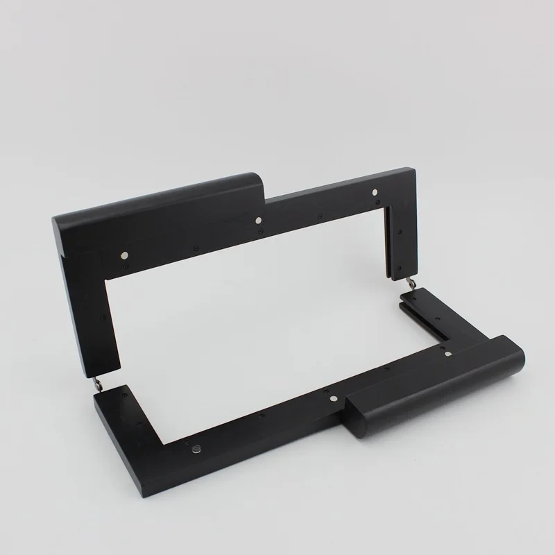 black 5 шт., 3 цвета, 28X11 см, 11 дюймов, большие размеры, натуральное дерево, деревянная рамка для женщин, большой кошелек, клатч, сумки, деревянные рамы - Цвет: black