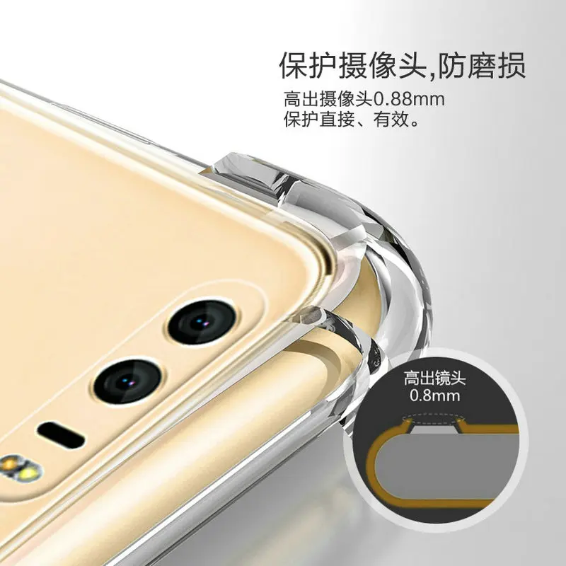 Mobfone чехол для huawei Y3 Y5 II 2017 честь 6A Y6 6C Pro 5A GR3 GR5 8Pro анти- knock мягкие ТПУ Прозрачная
