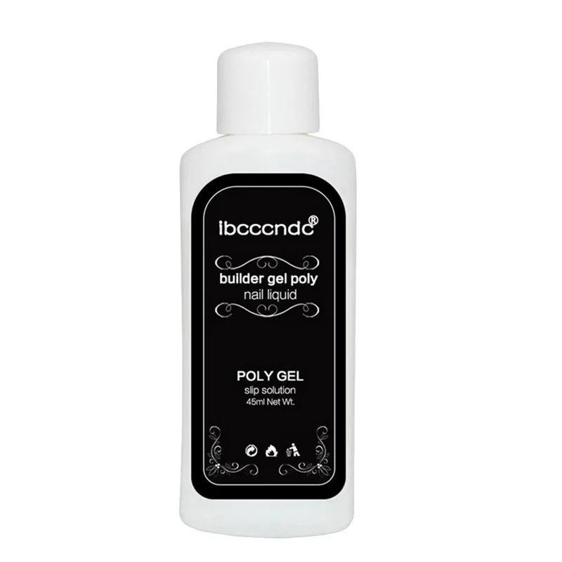 1pcs Полигель для ногтей, акриловый полигель, розовый белый металл с прозрачными кристаллами, УФ-светодиодный, для улучшения скольжения, решение для быстрого наращивания, гель 30 г - Цвет: 1pcs