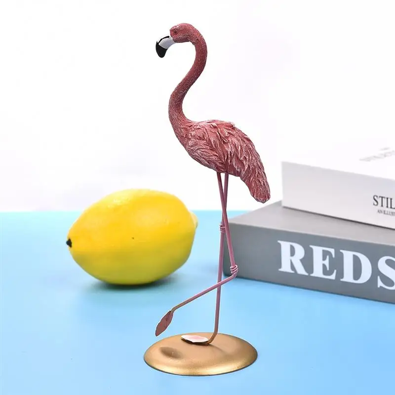 Креативные украшения в скандинавском стиле Розовый фламинго из смолы домашний