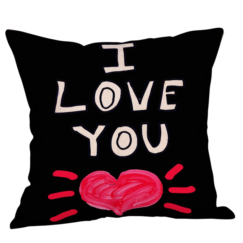 2019 День Святого Валентина наволочка для подушки милая любовь квадратная чехол |
